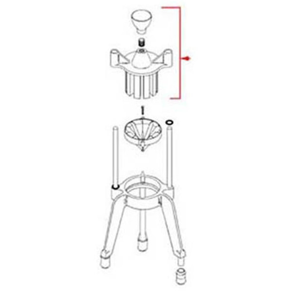 Redco Head (6 Section, W/Knob) 316